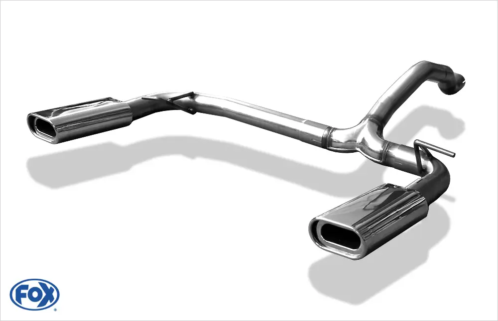 Solange Der Vorrat Reicht Fox Duplex Endrohrsystem für Mercedes M-Klasse W163