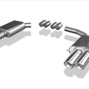 Wochenendangebot Fox Duplex Auspuff Sportauspuff Komplettanlage für Audi A4/A5 quattro B8 3,2l