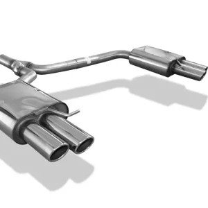 Sichere Zahlung Fox Duplex Auspuff Sportauspuff Endschalldämpfer für Audi A4/ Typ B8 2x80 Typ 17