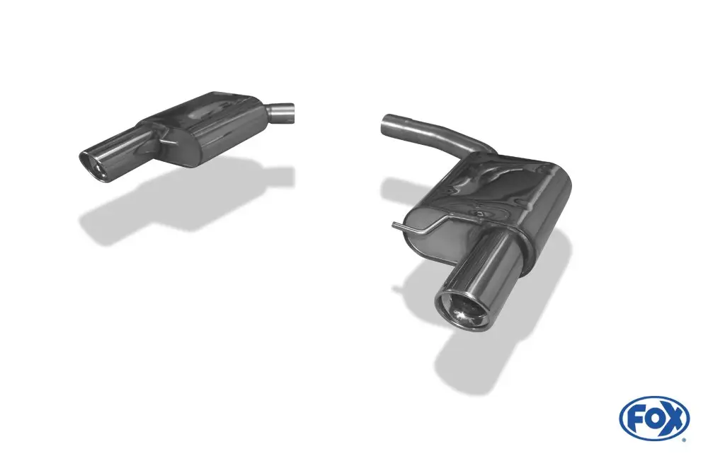 Rabatt Fox Duplex Auspuff Sportauspuff Komplettanlage für Audi A4/A5/S5 quattro B8 07-