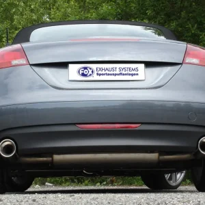 Fox Duplex Auspuff Sportauspuff Endschalldämpfer für Audi TT 8J - Turbo 1x90 Neue Kollektion