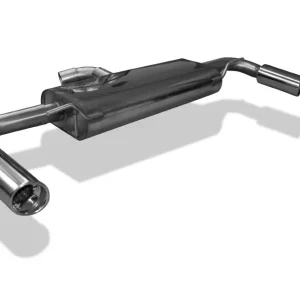 Top-Preis Fox Duplex Auspuff Sportauspuff Endschalldämpfer für Audi TT 8J 3,2 V6 1x90