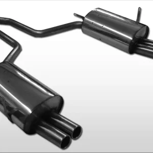 Fox Duplex Auspuff Sportauspuff Endschalldämpfer für BMW E38 730i/ 735i/ 740i Bestpreis