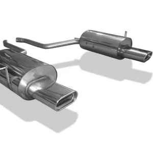 Neu Fox Duplex Auspuff Sportauspuff für BMW E38 730i 735i 740i 3.0l 160kW 3.5l