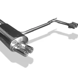 Fox Duplex Auspuff Sportauspuff Endschalldämpfer für BMW E46 2.0l 320d 2x76 Letzte Chance