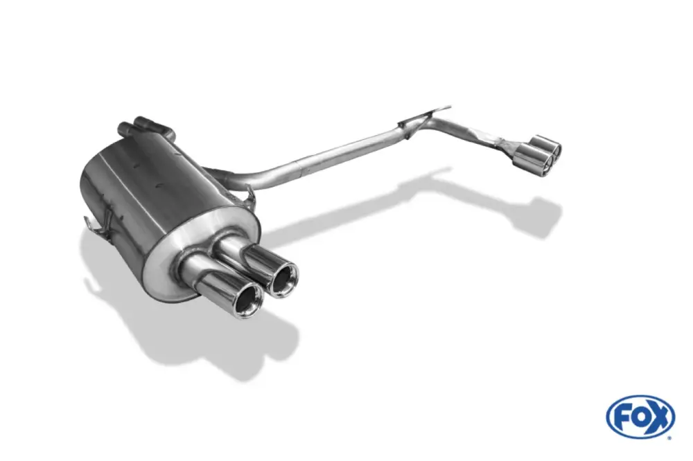 Preisreduziert Fox Duplex Auspuff Sportauspuff Komplettanlage für BMW E46 323/ 325/330 2,5l