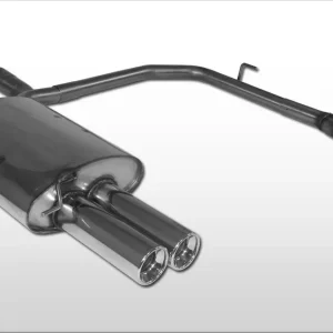 Fox Duplex Auspuff Sportauspuff Endschalldämpfer für BMW E60 2.2 520i 525i 530i Top-Seller