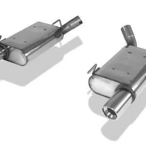 Expressversand Fox Duplex Auspuff Sportauspuff Sportendschalldämpfer für Ford Mustang GT 4,6l