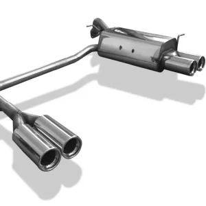 Neue Ware Fox Duplex Auspuff Sportauspuff Sportendschalldämpfer für Hyundai Getz 3/5 türer