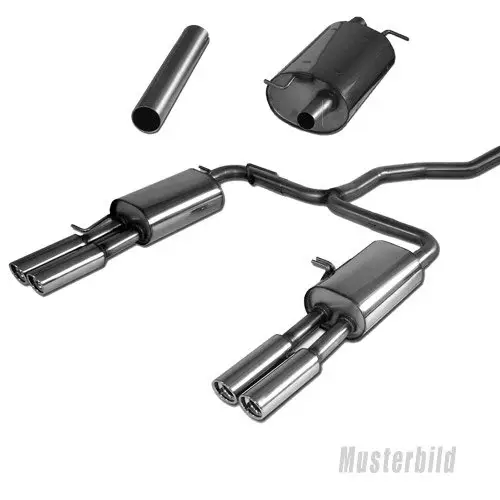 Schnäppchen Fox Duplex Auspuff Sportauspuff Komplettanlage für Kia Cerato 1.5 75kW 1.6l 77kW