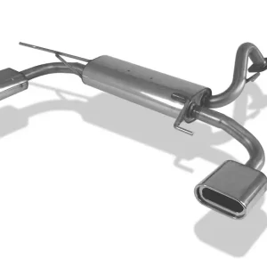Sichere Zahlung Fox Duplex Auspuff Sportauspuff Endschalldämpfer für Kia Cerato 2.0l 105kW 2.0l