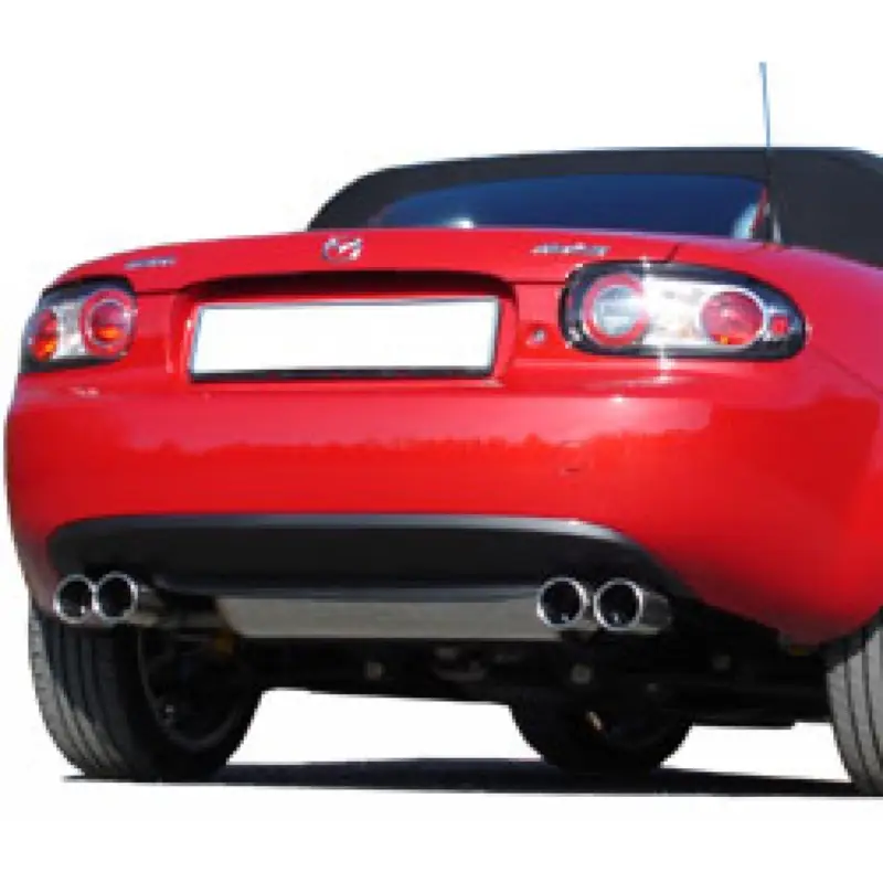 Fox Duplex Auspuff Sportauspuff Endschalldämpfer für Mazda MX5 Typ NC 2.0l 118kW Billig