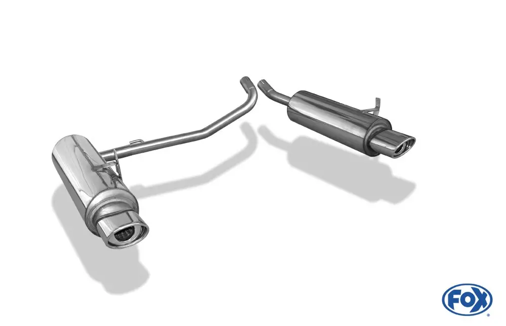 Neue Kollektion Fox Duplex Auspuff Sportauspuff Komplettanlage für Mazda Tribute EP 2 Bj.00-