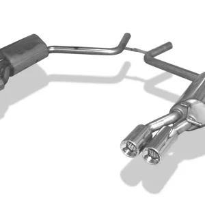 Fox Duplex Auspuff Sportauspuff Endschalldämpfer für Mercedes CLS Typ C219 3.5l Expressversand