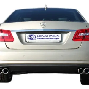 Sichere Zahlung Fox Duplex Auspuff Sportauspuff Endschalldämpfer für Mercedes E-Klasse W212 5.5l