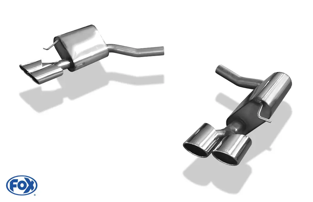 Top-Seller Fox Duplex Auspuff Sportauspuff Endschalldämpfer für Mercedes E-Klasse W212 5.5l