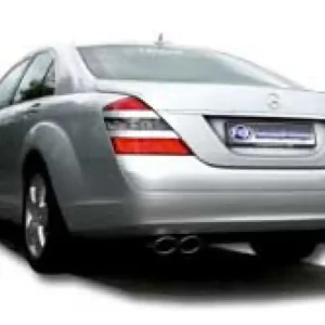 Fox Duplex Auspuff Sportauspuff Endschalldämpfer für Mercedes S-Klasse W221 3,2l Must-Have