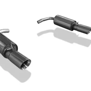 Preiswert Fox Duplex Auspuff Sportauspuff Endschalldämpfer für Mini Cooper Clubman R55 1.6