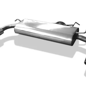 Neu Fox Duplex Auspuff Sportauspuff Endschalldämpfer für Mitsubishi Lancer CYO 1.5l