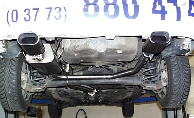 Aktuell Fox Duplex Auspuff Sportauspuff Komplettanlage für Opel Astra G Caravan 1.7l TD