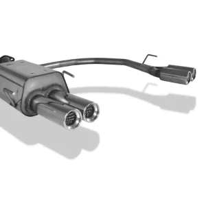 Neue Ware Fox Duplex Auspuff Sportauspuff Komplettanlage für Opel Astra G-CC Fließheck 1.7