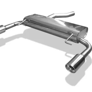 Sichere Zahlung Fox Duplex Auspuff Sportauspuff Endschalldämpfer für Renault Clio 3 B Sport 2.0l