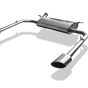 Expressversand Fox Duplex Auspuff Sportauspuff für Renault Laguna III Grandtour 2.0l 150kW