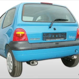 Begrenztes Angebot Fox Duplex Auspuff Sportauspuff Halbanlage für Renault Twingo C06 1.2l 55kW
