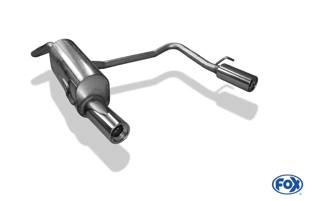 Fox Duplex Auspuff Sportauspuff Endschalldämpfer für Seat Arosa Typ 6H/ VW Lupo Sonderaktion