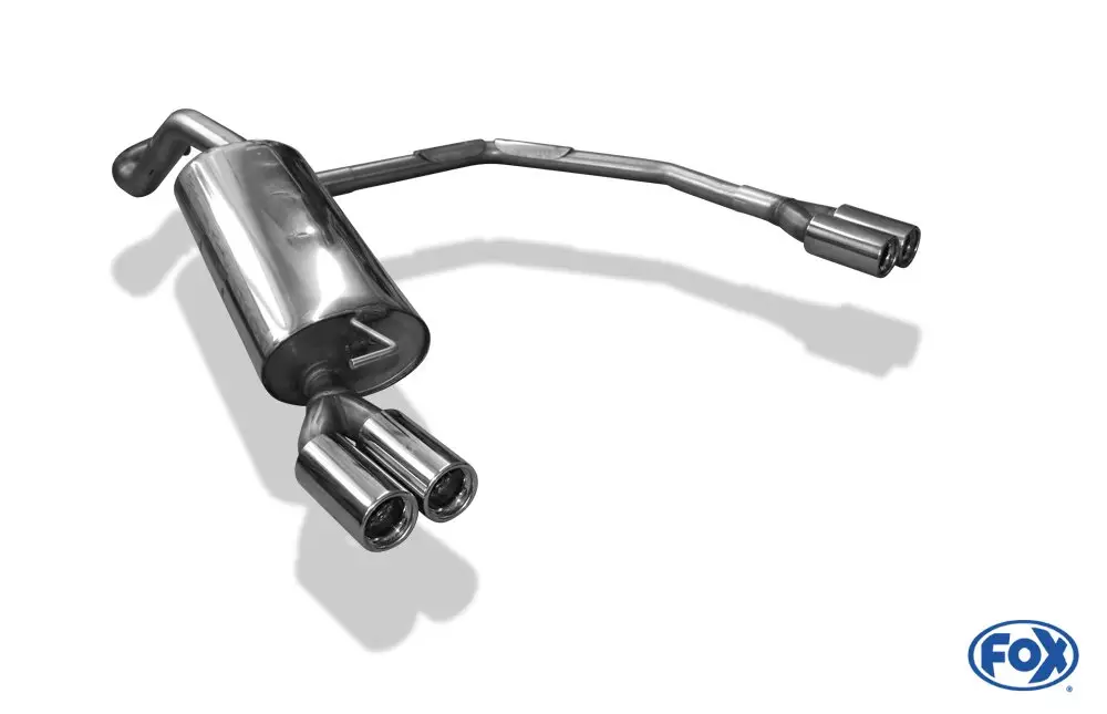 Nur Für Kurze Zeit Fox Duplex Auspuff Sportauspuff Endschalldämpfer für VW Beetle Typ 1C/ 9C/ 1Y 1