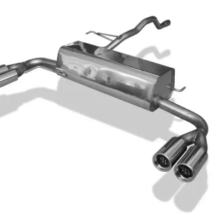 Direktkauf Fox Duplex Auspuff Sportauspuff Endschalldämpfer für VW Bus T4 Syncro 2,5l