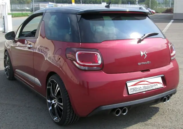 Friedrich Motorsport 70mm Duplex Auspuff Sportauspuff Auspuff für Citroen DS3 10 Preisknaller