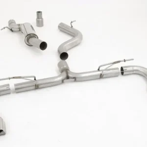 Zertifiziert Friedrich Motorsport 76mm Auspuff Sportauspuff für Audi A3 8V Sportback Quattro