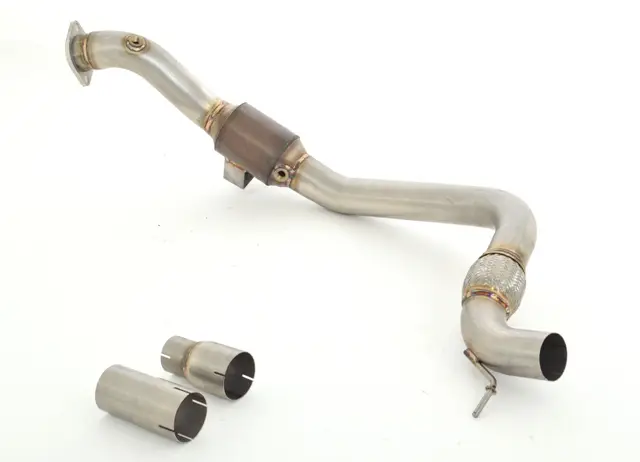 Friedrich Motorsport 76mm Downpipe + 200 Zellen Sport-Kat für Ford Mustang Finale Aktion