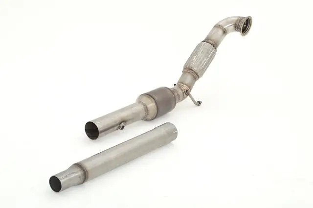 Solange Der Vorrat Reicht Friedrich Motorsport 76mm Downpipe + 200 Zellen Sport-Kat für VW Beetle 5C