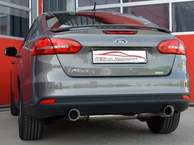 Top-Angebot Friedrich Motorsport Duplex Auspuff Sportauspuff für Ford Focus 3 Stufenheck 1.0