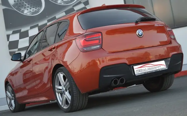 Angebot Friedrich Motorsport 70mm Auspuff Sportauspuff Endschalldämpfer für BMW 1er