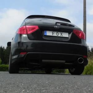 Fox Auspuff Sportauspuff Komplettanlage für Subaru Impreza GHD Schrägheck Preis Gesenkt