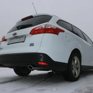 Neuheit Fox Duplex Auspuff Sportauspuff für Ford Focus 3 Ecoboost Turnier Kombi 1,0l
