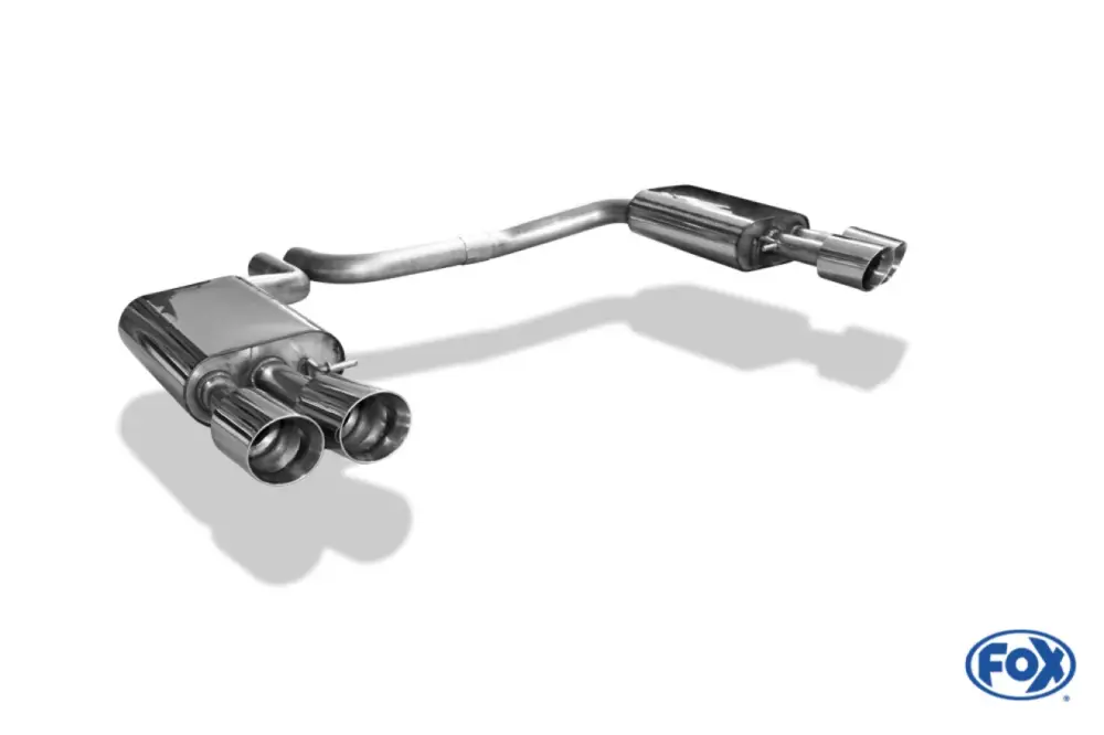 Sofort Bestellen Fox Duplex Auspuff Sportauspuff Komplettanlage für Audi S8 - 4H 4.0l 382kW