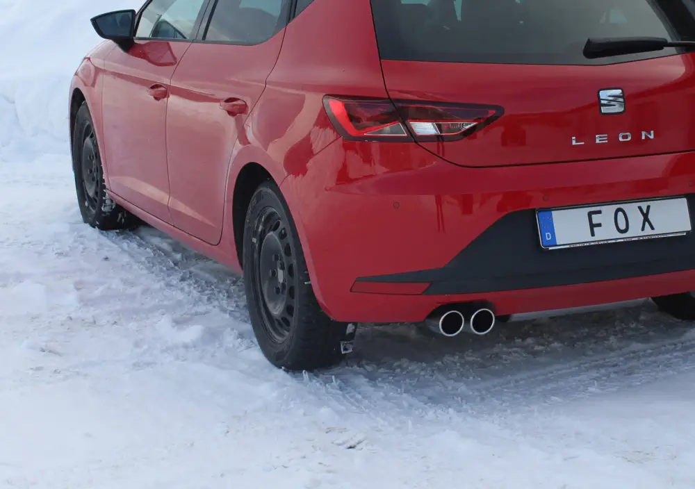 Sichere Zahlung Fox Auspuff Sportauspuff Komplettanlage für Seat Leon Typ 5F 1,2l 63/77kW 1,4l