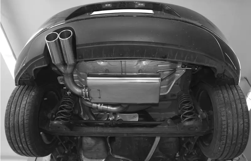 Fox Auspuff Sportauspuff für VW Beetle 16 5C Coupe Cabrio 1.2l 77kW Starre HA Abverkauf