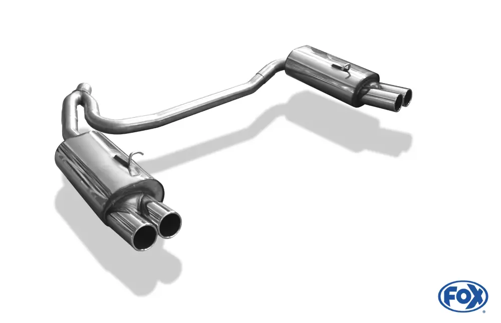 Fox Auspuff Sportauspuff Duplex Komplettanlage für Volvo C70 2.0l 120/166kW 2.3l Markenprodukt