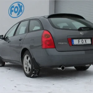Echt Fox Duplex Auspuff Sportauspuff für Nissan Primera P12 Traveller 1.8l 85kW 2.0