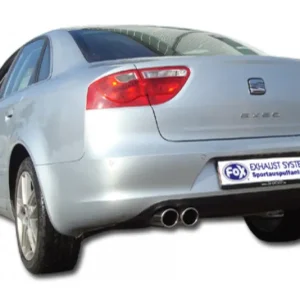 Neuheit Fox Auspuff Sportauspuff Duplex Komplettanlage für Seat Exeo - 3R 1.6l 75kW 1.8l