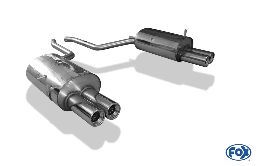 Bestseller Fox Duplex Auspuff Sportauspuff Komplettanlage für BMW E38 730i/735i/ 740i 3.0
