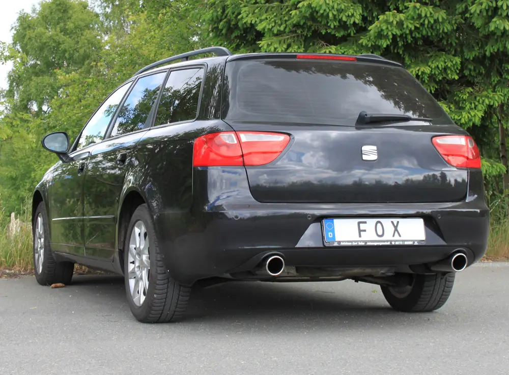 Fox Auspuff Sportauspuff Duplex Komplettanlage für Seat Exeo - 3R 1.6l 75kW 1.8l Rabatt