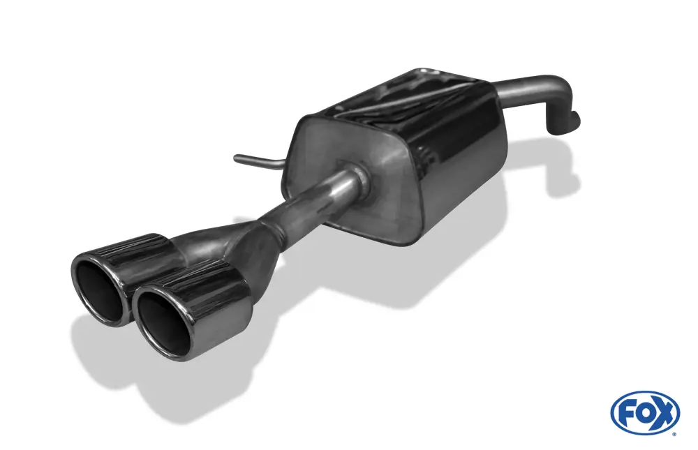 Billig Fox Auspuff Sportauspuff Komplettanlage für Renault Clio IV GT 1.2l 87/88kW