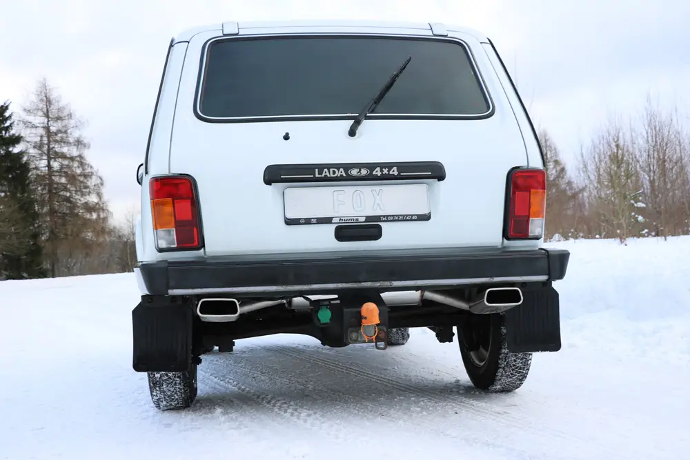 Preis Gesenkt Fox Duplex Auspuff Sportauspuff Komplettanlage für Lada Niva 4x4 1.7l 61kW