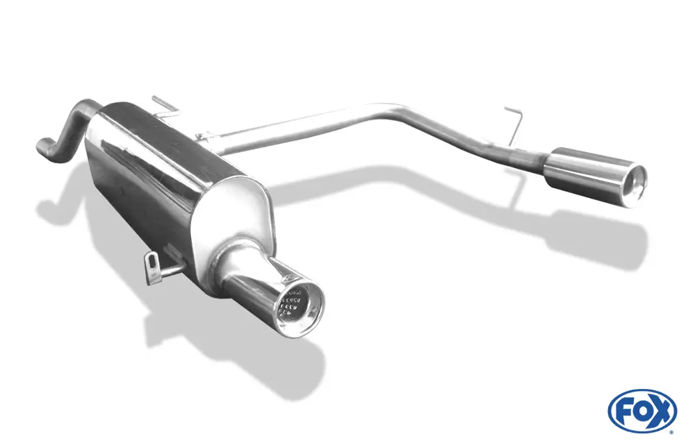 Direkt Vom Hersteller Fox Duplex Auspuff Sportauspuff Komplettanlage für Opel Corsa E 1.2l 51kW 1.4l